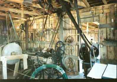 Photo of the inside of Blacksmith Shop